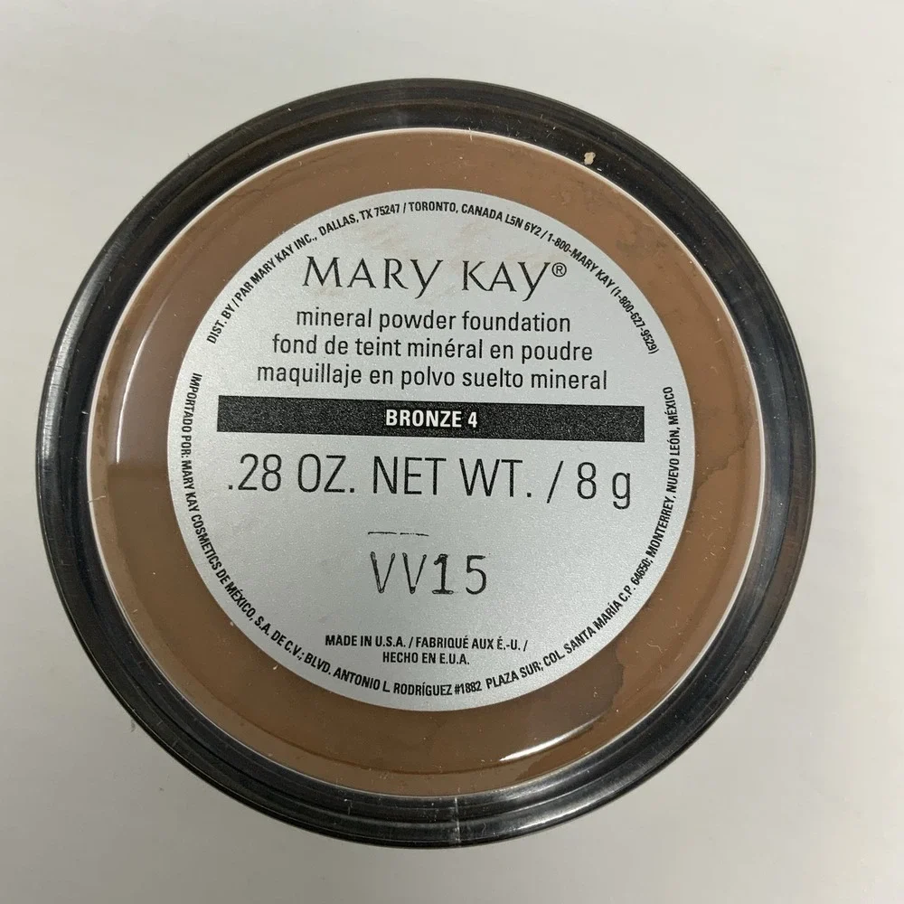 Mary Kay BRONZE 4 Mineral Powder Foundation New in Box‎ Discontinued #040993